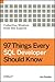 97 Things Every SQL Developer Should Know by Alan Beaulieu