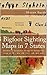 3 Bigfoot Sightings Maps in 7 States: Booklet of Sasquatch Beings & Footprints Seen in TX - WA, OR, CA - AR, MO, OK