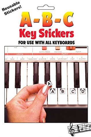 NOT A BOOK - ABC Keyboard Stickers (Misc. Supplies)