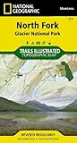 North Fork: Glacier National Park Map (National Geographic Trails Illustrated Map, 313)