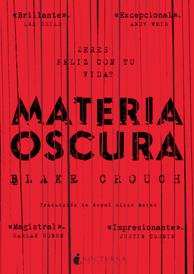 Portada de Materia oscura, de Blake Crouch