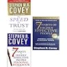 Speed of trust, 7 habits of highly effective people and personal workbook 3 books collection set