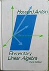 Elementary Linear Algebra by Howard Anton