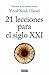 21 lecciones para el siglo XXI