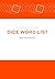 Dice Word List by Joel Dueck