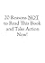 20 Reasons NOT to Read This Book and Take Action Now! by Michael Lim