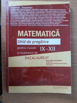 Matematică M2. Ghid de pregătire pentru clasele IX-XII și bacalaureat (Paperback)