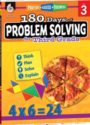 Shell Education 180 Days of Problem Solving for Third Grade