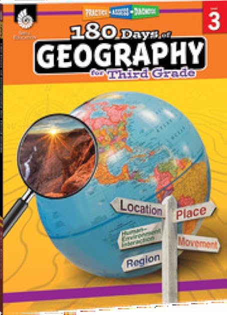 180 Days of Geography for Third Grade (180 Days of Practice)