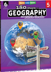 180 Days™: Social Studies, Geography for 5th Grade Practice Workbook for Classroom and Home, Cool and Fun Practice Created by Teachers (Perfect Paperback)