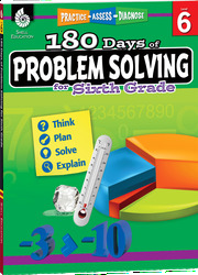180 Days of Problem Solving for Sixth Grade ? Build Math Fluency with this 6th Grade Math Workbook (180 Days of Practice)