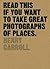 Read This if You Want to Take Great Photographs of Places