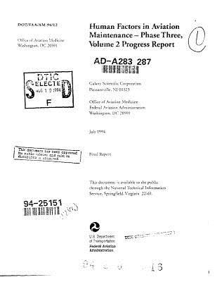 Human Factors in Aviation Maintenance Microform: Phase Three, Progress Report