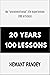 20 Years : 100 Life Lessons