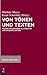 Von Tönen und Texten: Mozar...