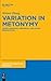 Variation in Metonymy by Weiwei  Zhang