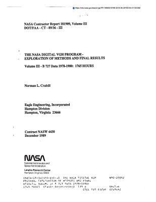 The NASA Digital Vgh Program. Exploration of Methods and Final Results. Volume 3: B 727 Data 1978-1980: 1765 Hours