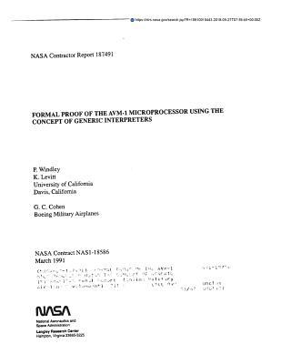 Formal Proof of the Avm-1 Microprocessor Using the Concept of Generic Interpreters