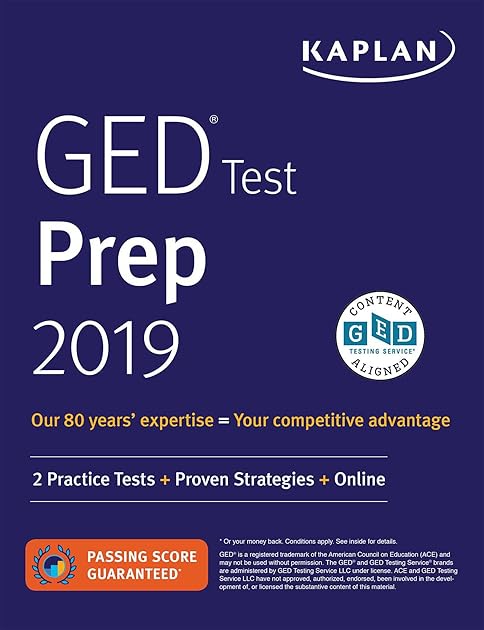 GED Test Prep 2019: 2 Practice Tests + Proven Strategies (Kaplan Test Prep)