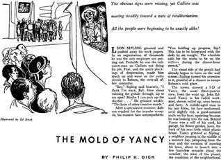 Portada de The Mold of Yancy, de Philip K. Dick