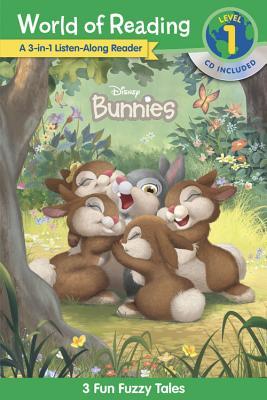 World of Reading: Disney Bunnies 3-in-1 Listen-Along Reader-Level 1: 3 Fun Fuzzy Tales (Paperback)