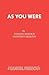 As You Were by Johann Nestroy