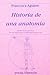 Historia de una anatomía by Francisca Aguirre