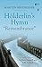Hölderlin's Hymn "Remembrance" (Studies in Continental Thought)