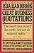 The Official MBA Handbook of Great Business Quotations by Jim Fisk