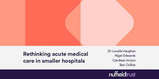 Rethinking acute medical care in smaller hospitals