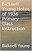 Bicknell Young Notes of 1936 Primary Class Instruction by Bicknell Young