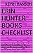 Erin Hunter Books Checklist by Kevin Hanson