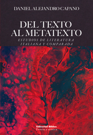 Del texto al metatexto Estudios de literatura italiana y comparada