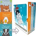 Fiona Watt (That's Not My Badger, That's Not My Duck, That's Not My Squirrel) Collection 3 Books Bundle Gift Wrapped Slipcase Specially For You