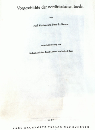 Vorgeschichte der nordfriesischen Inseln (Hardcover)