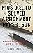 NIOS D.El.Ed Solved Assigne...