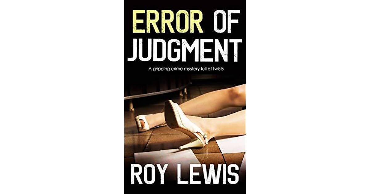 Error of Judgment (Inspector John Crow 2) by Roy Lewis