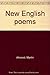New English poems