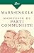 Manifeste du parti communiste by Karl Marx Manifeste du parti communiste by Karl Marx