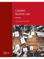 Canadian Business Law (Paperback)