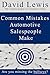Common Mistakes Automotive Salespeople Make