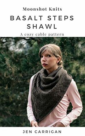 Basalt Steps Shawl: A modern cable knitting pattern | accessory knitwear (Kindle Edition)