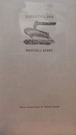 Sabbaths 2016 (Hardcover)