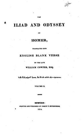 The Iliad and Odyssey of Homer