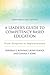 A Leader's Guide to Competency-Based Education by Deborah J Bushway