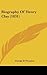 Biography Of Henry Clay (1831)