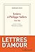Lettres à Philippe Sollers (1958-1980) by Dominique Rolin