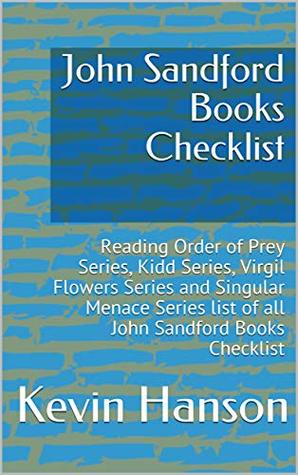 John Sandford Books Checklist : Reading Order of Prey Series, Kidd ...