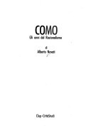 Como: Gli anni del razionalismo (Stella polare) (Italian Edition)