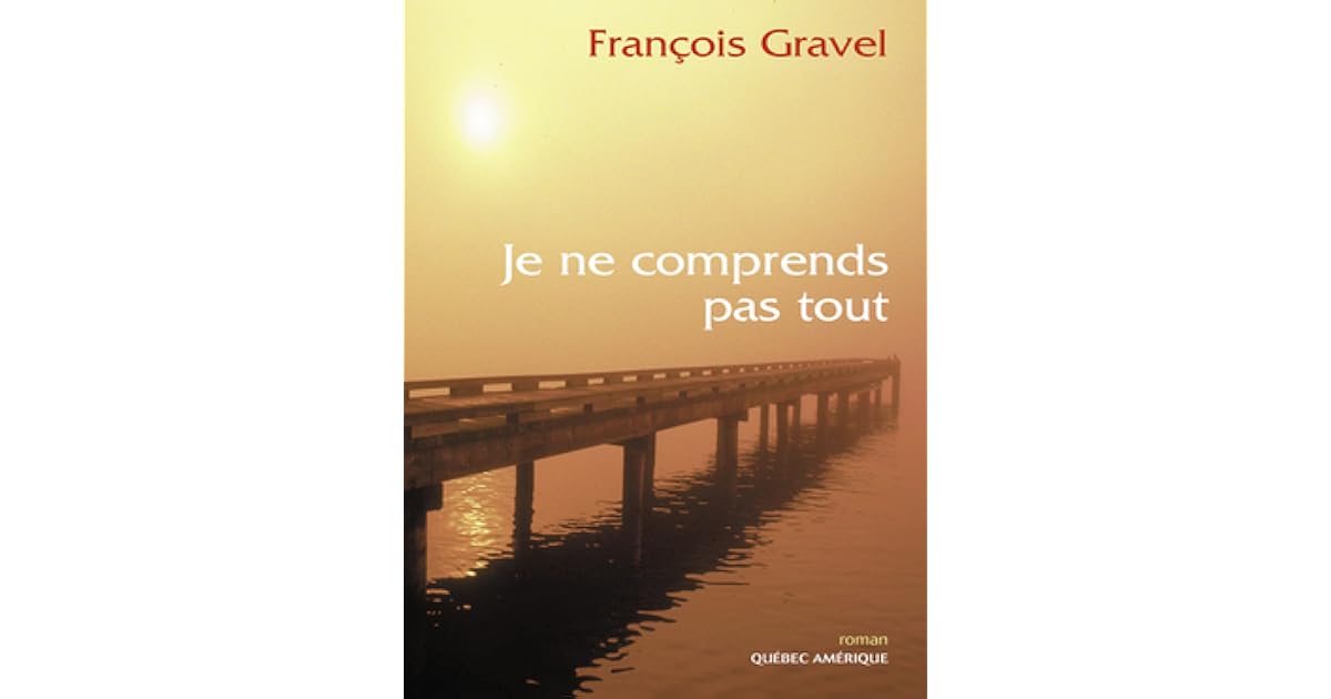 Je Ne Comprends Pas Tout by François Gravel